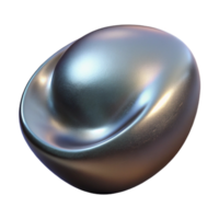 magnificent minimalist Floating Object with Metallic Sheen Cutout premium png