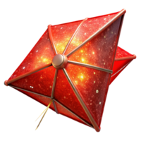 vibrant classic Folded Solar Sail Ready for Deployment Transparent high resolution png