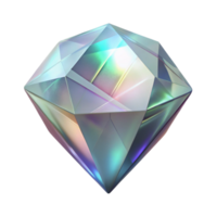 serene abstract Light Refraction Through Gem Isolated Clear Background high resolution png