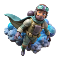 beautiful modern Nebula Nomad in Flight Transparent Background Cutout png