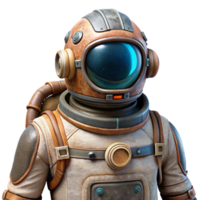 extraordinary modern Nebula Nomad Spacesuit Isolated on Transparent Background png