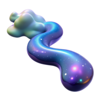 stunning rustic Nebula Stream Isolated on Transparent Background high quality png