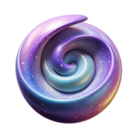 wonderful rustic Nebula Swirls Transparent Background with Gradient Colors original png