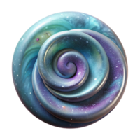 magnificent artistic Nebula Swirl Isolated with Transparent Background exclusive png