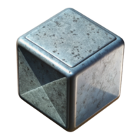 impressive abstract Rotating Cube with Shadow Detail Isolated original png