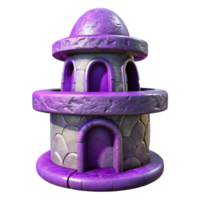 impressive artistic Terraform Tower Cutout Isolated on Transparent Background genuine png