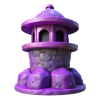 wonderful artistic Terraform Tower Cutout Isolated on Transparent Background genuine png