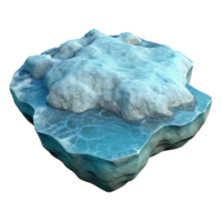 magnificent contemporary Thin Frozen Lake Ice Layer Cutout Isolated Element high quality png