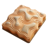 elegant contemporary Topographic Map Layer Transparent Background Customizable high quality png