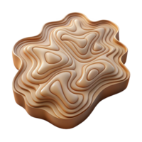 extraordinary creative Topographic Map Texture with Transparent Background authentic png