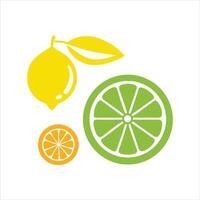 Lemon and lime vector