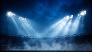 Bright Stadium Lights for Music Performance photo