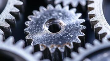 Mechanical Gears. The foundation of machine-driven innovation. photo