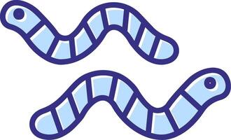 Worm Icon Symbol Art vector