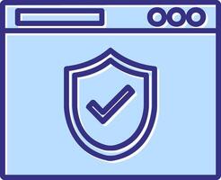 Web Security Icon Symbol Art vector