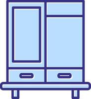 Wardrobe Icon Symbol Art vector