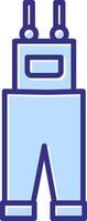 Overall Icon Symbol Art vector