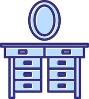 Vanity Set Icon Symbol Art vector
