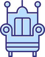 Throne Icon Symbol Art vector