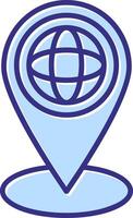Geospatial Technology Icon Symbol Art vector