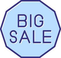Big Sale Icon Symbol Art Sign vector