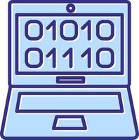 Binary Code Icon Symbol Art Sign vector