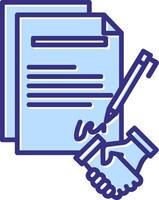 Agreement Creative Icon Symbol Art Sign vector