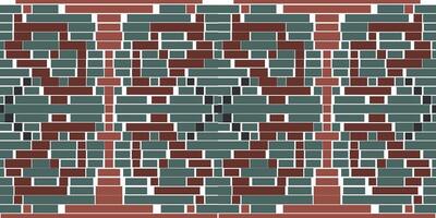 Ethnic Fabric Pixel Geometric Patterns Mathfolk Embroidery, Aztec Geometric Ornament Print. Design for Carpet, Wallpaper, Clothing, Wrapping, Fabric vector