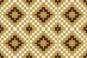 Ethnic Style Seamless Ethnic Patternfolk Embroidery, Aztec Geometric Ornament Print. Design for Carpet, Wallpaper, Clothing, Wrapping, Fabric vector