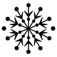 a snowflake is shown with many people around it vector