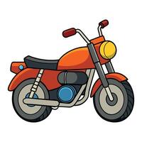 motorcycle illustration white background vector