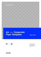 Corporate layout template for events, companies or business. Design with photo space for flyer, poster, cover, brochure or banner. Part three. vector