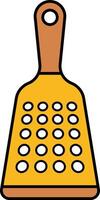 single icon of a grater vector