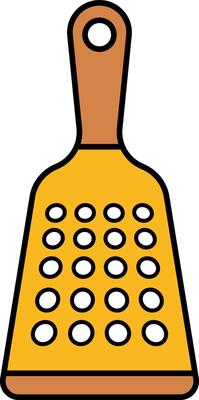 single icon of a grater