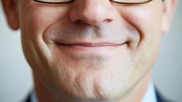 This medium closeup features the politician with a slight smile reflecting confidence and approachabilit photo