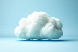 Cloud Icon Symbolizing Digital Storage and Data Management for Technology Solutions photo