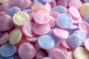 Creative and Vibrant Colorful Pastel Confetti Ideal for Party Decorations and Celebrations photo
