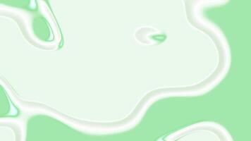 Abstract green and white wavy design with smooth edges and subtle glow Perfect for eco-themed celebrations modern design projects or nature-inspired digital artwork video
