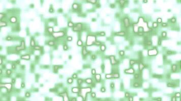 green and white dotted abstract design with pixelated texture perfect for creative digital themes modern celebrations and futuristic eco-friendly projects Eye-catching and unique video