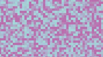 Abstract pixelated background with vibrant pink and soft blue blocks Ideal for modern designs festive events digital graphics or party themes Eye-catching and trendy video
