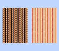Vertical Striped Texture Patterns vector