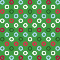 Sophisticated pattern with polka dots in circular form. Ideal for modern design needs including wrapping, printing, and minimalist graphics. vector