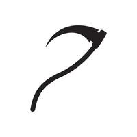 Iconic grim reaper symbol with dark design elements vector