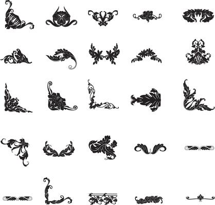 various ornamental designs