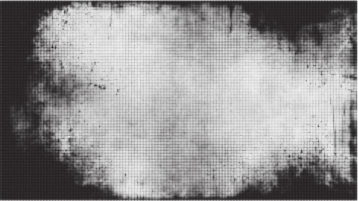 An old black and white photograph of a white square