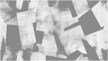 A black and white abstract background with many different shapes vector