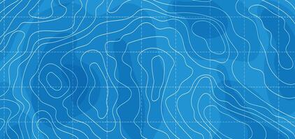 Topography map line contour territory, abstract landscape texture with grigs. Cartography map land or sea, geographic geometric sketch. vector