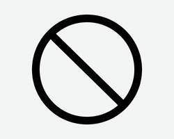 Prohibition Round Icon Parking Not Allowed Cannot Deny Denied Forbidden Disallowed Disallow Road Traffic Sign Restriction Restricted Access vector