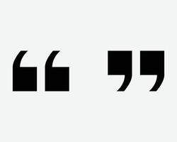 Speech Marks Quotation Mark Quote Talk Conversation Talking Message Chat Dialogue Discuss Meeting Open Close Icon Symbol Black Shape Graphic vector