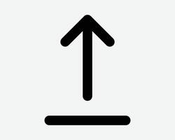 Upload Arrow Line Icon Up Load Arrowhead Direction Path Cloud Storage Document File Server Loading North Navigate Navigation Network Connection Connect vector